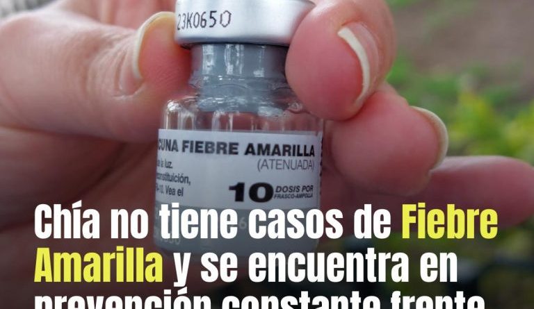 Imagen de vacuna contra la fiebre amarilla.