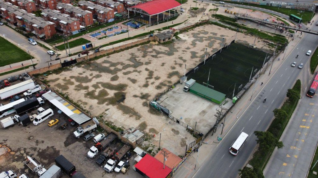 Panorámica en de la nueva sede de la Universidad de Cundinamarca en Soacha.