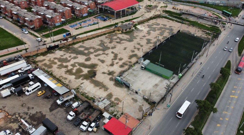 Panorámica en de la nueva sede de la Universidad de Cundinamarca en Soacha.