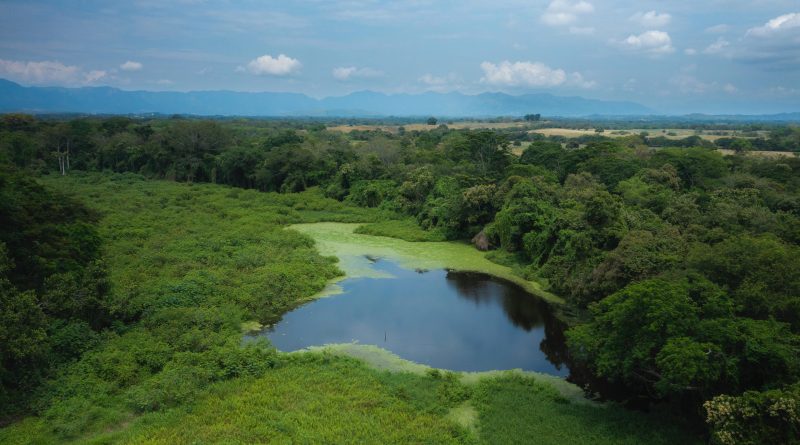 Imagen panorámica de la represa del SISGA