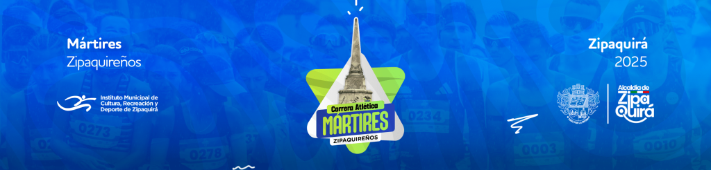 Imagen es un post de invitación a la carrera de los Mártires Zipaquireños.