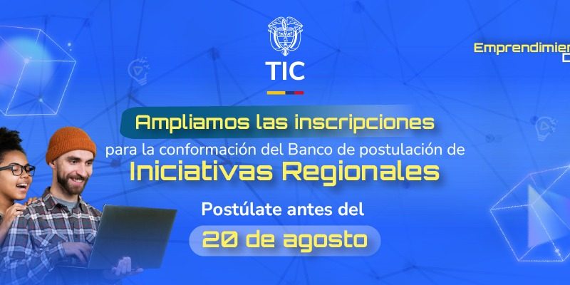 Diseño que explica los pasos para la postulación de las iniciativas Regionales.