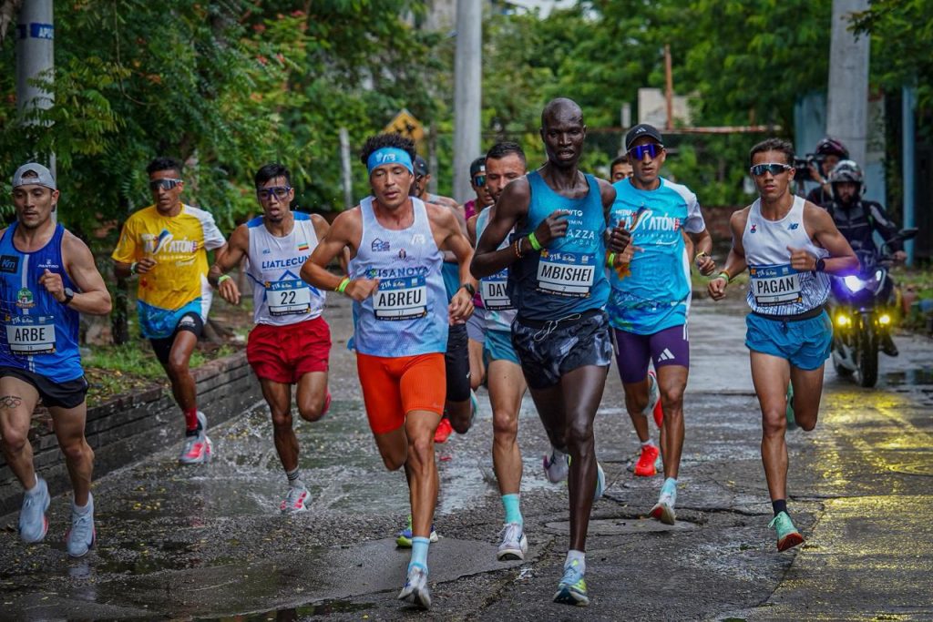 Atletas de la media maratón