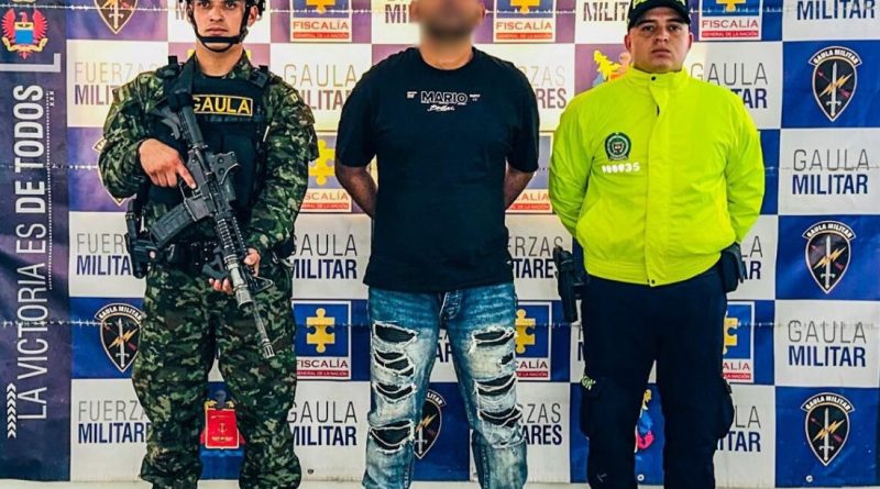 Capturado por la policía.