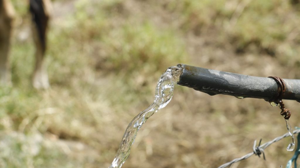 Manguera de agua.