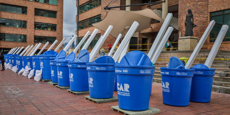 Tanques de agua para almacenamiento en Cundinamarca.