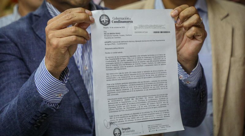 Documento firmado por 70 alcaldes donde denuncian a Ministerio de Vivienda.