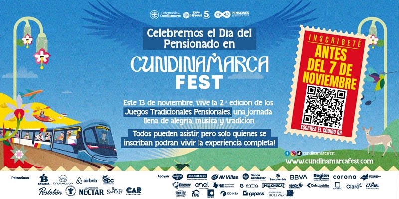 Invitación a los adultos para Cundinamarca Fest.