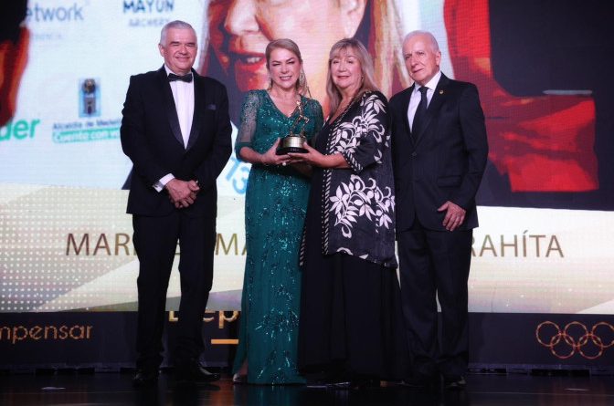 Grupo de trabajo con la Ministra de Deporte.