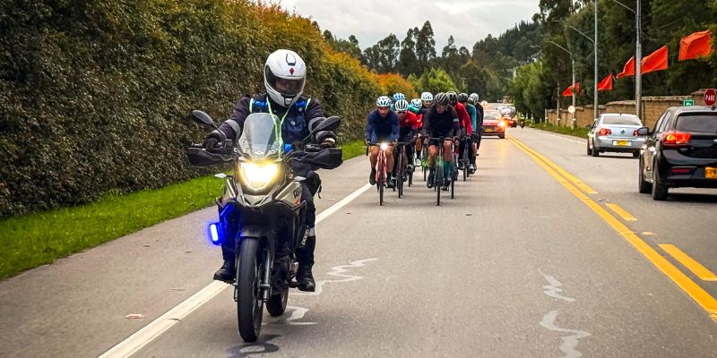 Motos en las vías de Cundinamarca