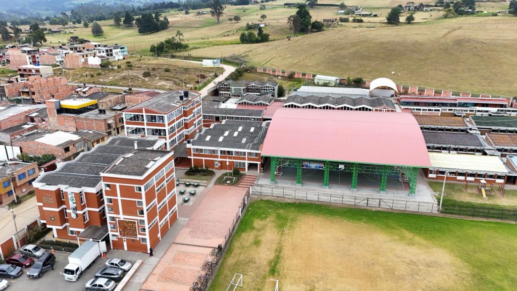 Panorámica del Colegio de Chocontá Cundinamarca