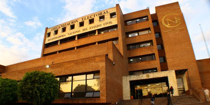 Fachada de la Registraduría