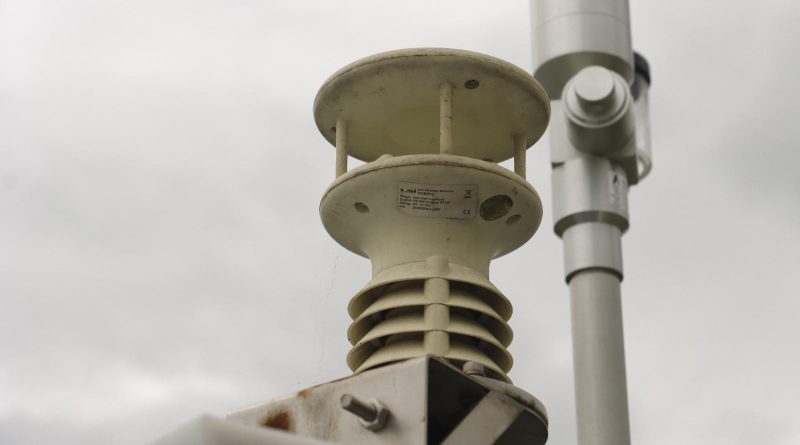 Aparato que mide la calidad del aire