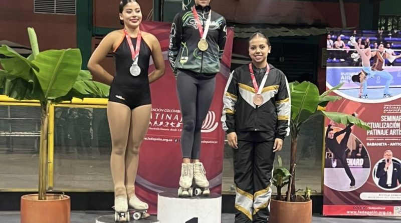 Patinadores del IMRD brillan en nacional de Sabaneta