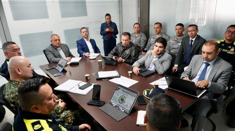 mesa de trabajo entre Gobernación de Cundinamarca, en articulación con la Registraduría Nacional y la Fuerza Pública