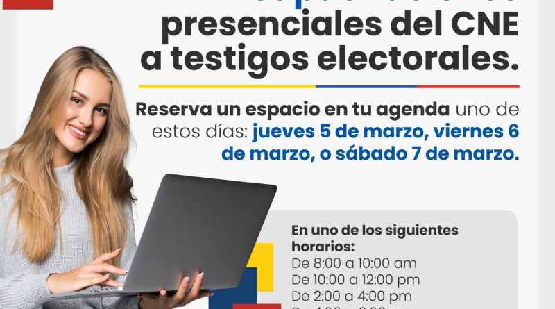 Invitación de la Comisión Nacional Electoral para capacitación a jurados en Cundinamarca