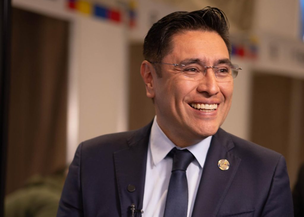 Cristian Quiroz, presidente del CNE