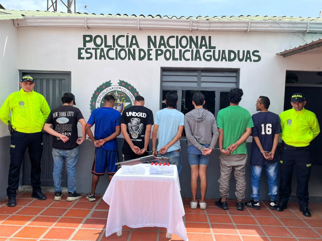 Captura de banda los "babas" en Cundinamarca