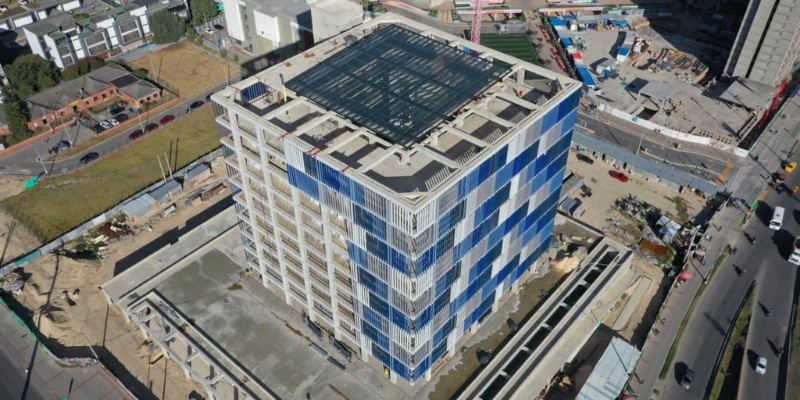 Hospital de Soacha en fase de construcción