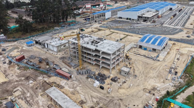 Imagen de una panorámica de las obras en la ciudad