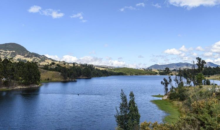 Embalse de Tominé en Cundinamarca