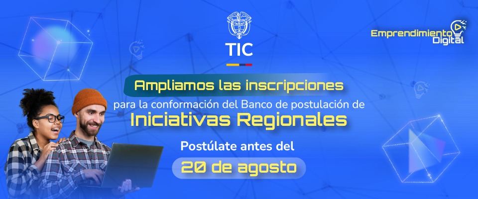 Diseño que explica los pasos para la postulación de las iniciativas Regionales.