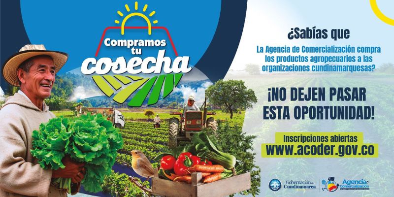 Imagen de campesino con una cosecha.