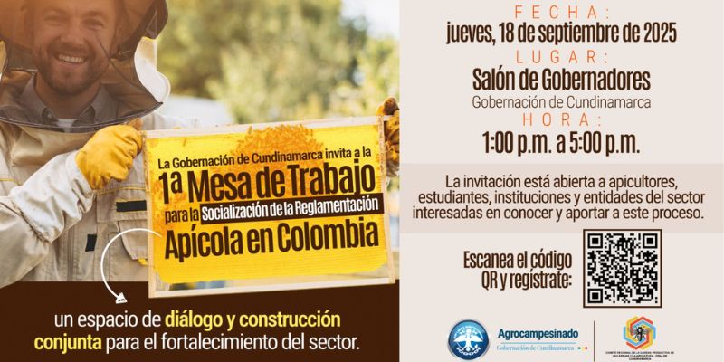 Post donde invitan para el 18 de septiembre a apicultores para participar en foro.