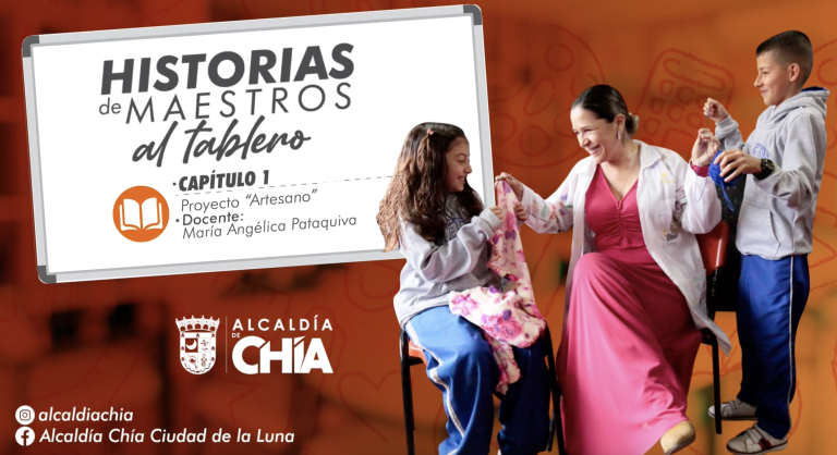 Señora rodeada de niños.