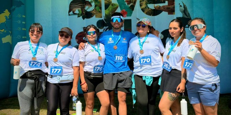 70 kilogramos de residuos fueron recolectados durante la Carrera por el Agua 10K en Tabio