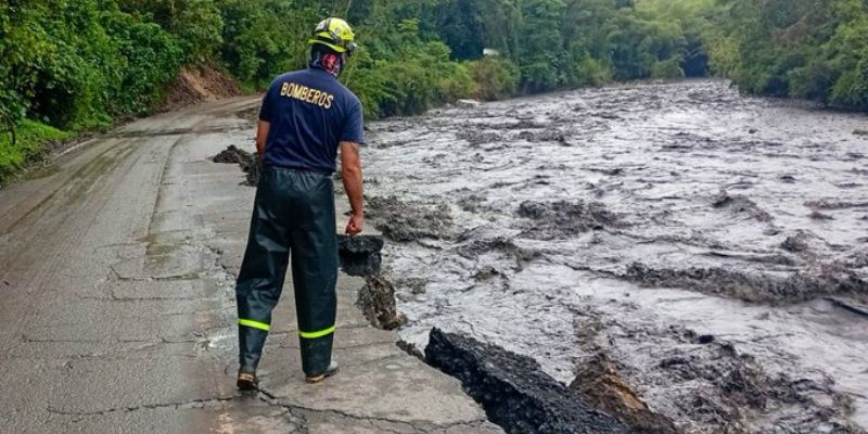 Lluvias intensas generan 14 emergencias en municipios de Cundinamarca