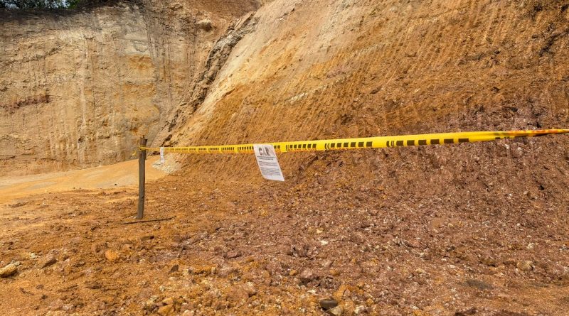 Predio desértico e ilegal intervenido por la CAR