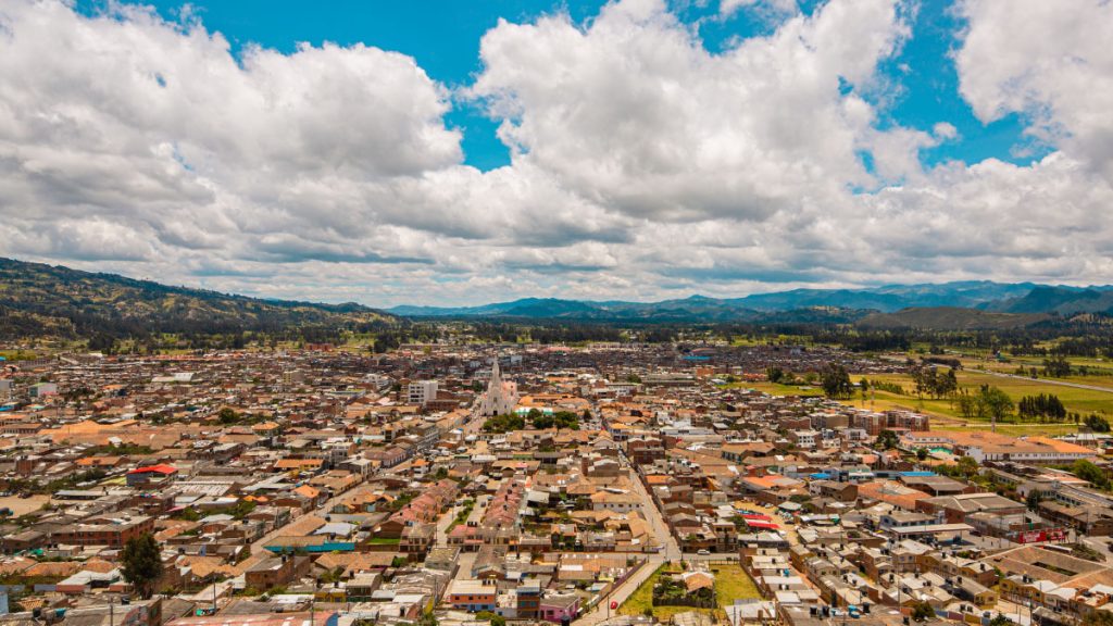 Panorámica de Ubaté Municipio de Cundinamarca.
