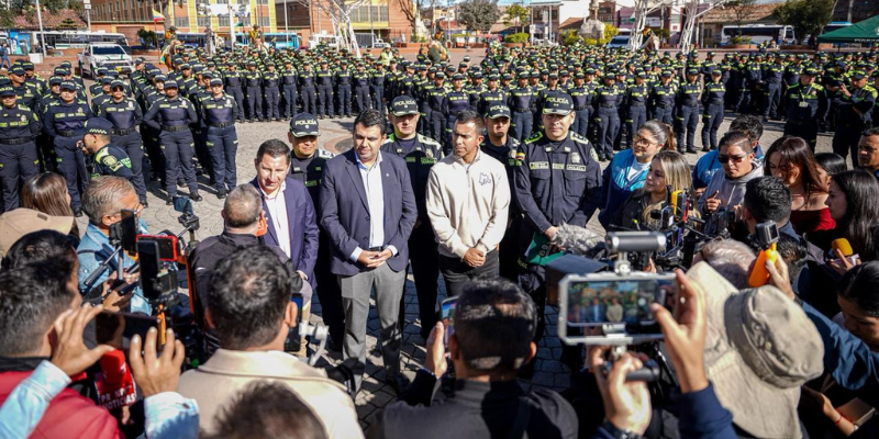 Aumento de pie de fuerza en Cundinamarca