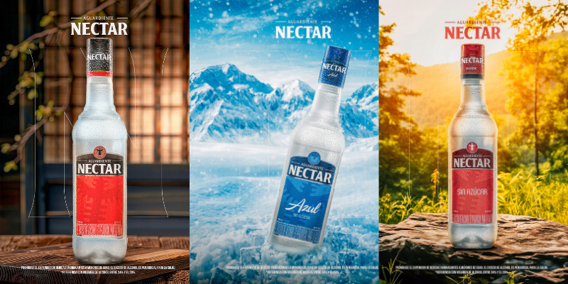 Imagenes de las nuevas presentaciones de Néctar