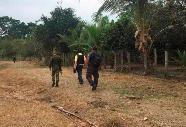 Operativo en el encuentro del cuerpo de Yulitza en Anapoima