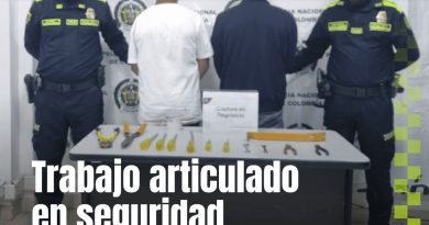 Capturados en Chía por robo