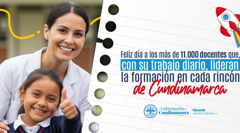 Post del día del maestro en Colombia