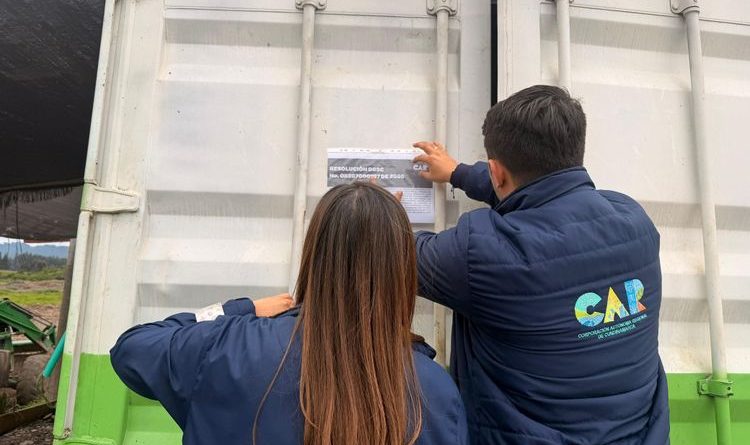 Corporación impuso medida preventiva consistente en la suspensión inmediata de las actividades, hasta tanto se verifique el cumplimiento de las condiciones exigidas para este tipo de intervenciones.