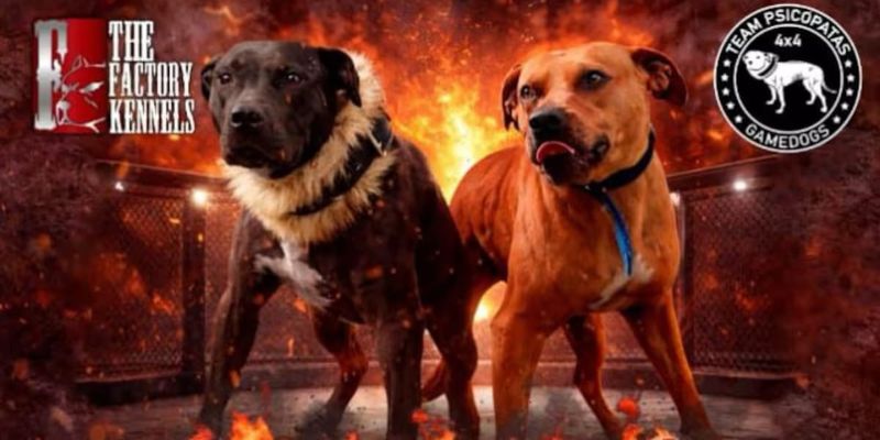 Imagen de pelea de perros en Cundinamarca