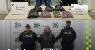 Captura de delincuentes en Chía