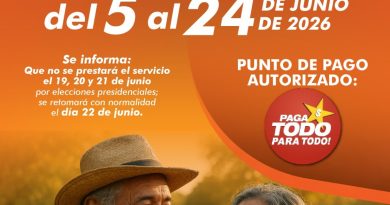 Poster de fecha de pago de subsidio al adulto mayor