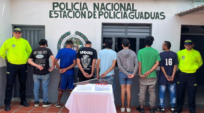 Captura de banda los "babas" en Cundinamarca