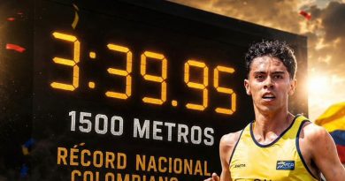 ¡Histórico! Pedro Alejandro Marín rompe el récord nacional de los 1.500 metros Pedro Alejandro Marín rompe el récord nacional de los 1.500 metros