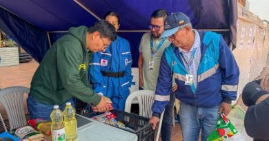 Cundinamarca se solidariza con las comunidades afectadas por el sismo y habilita puntos para recibir ayudas humanitarias Centro de ayudas en la Plaza de la Paz de la Gobernación de Cundinamarca