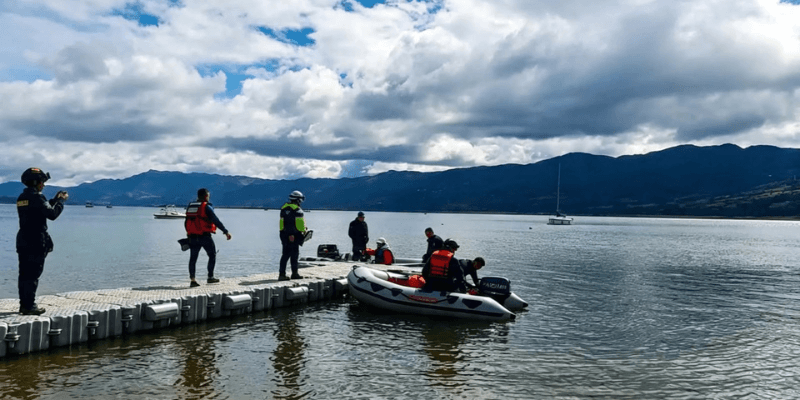 Busqueda de mujer en el Embalse de Tominé