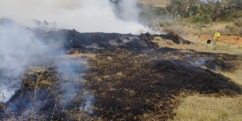 Agosto concentra el 81,7 % de las hectáreas afectadas por incendios en Cundinamarca durante 2026 evitar quemas y cualquier actividad que pueda originar fuego en zonas rurales o forestales, y reportar inmediatamente cualquier señal de incendio.