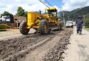 Maquinaria en obras viales de Chía
