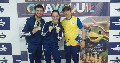 Equipo ganador en los Juegos Panamericanos de Guayaquil
