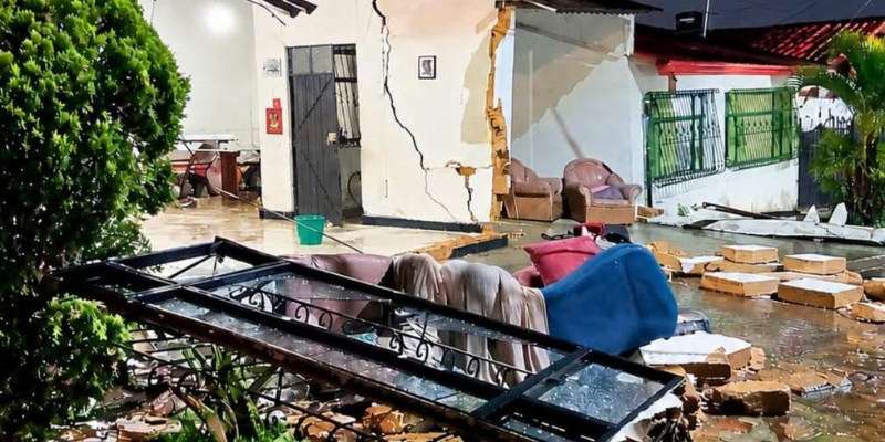 viviendas caidas en Fusagasugá